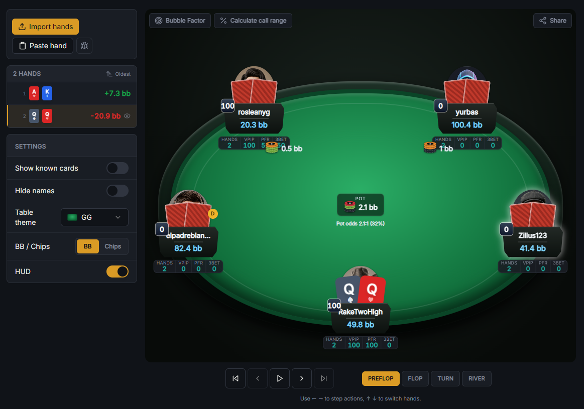 Replayer — a new way to review your tournaments